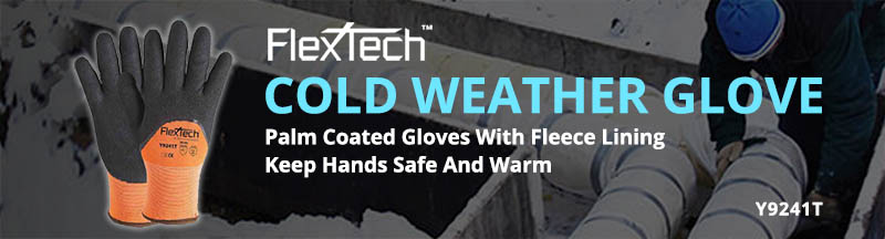 FlexTech Y9241T 3/4 Dip Thermal with Sandy Nitrile Palm